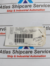 HONEYWELL 431161287-001 DIAPHRAGM BOILER FEED WATER VALVE ACTUATOR