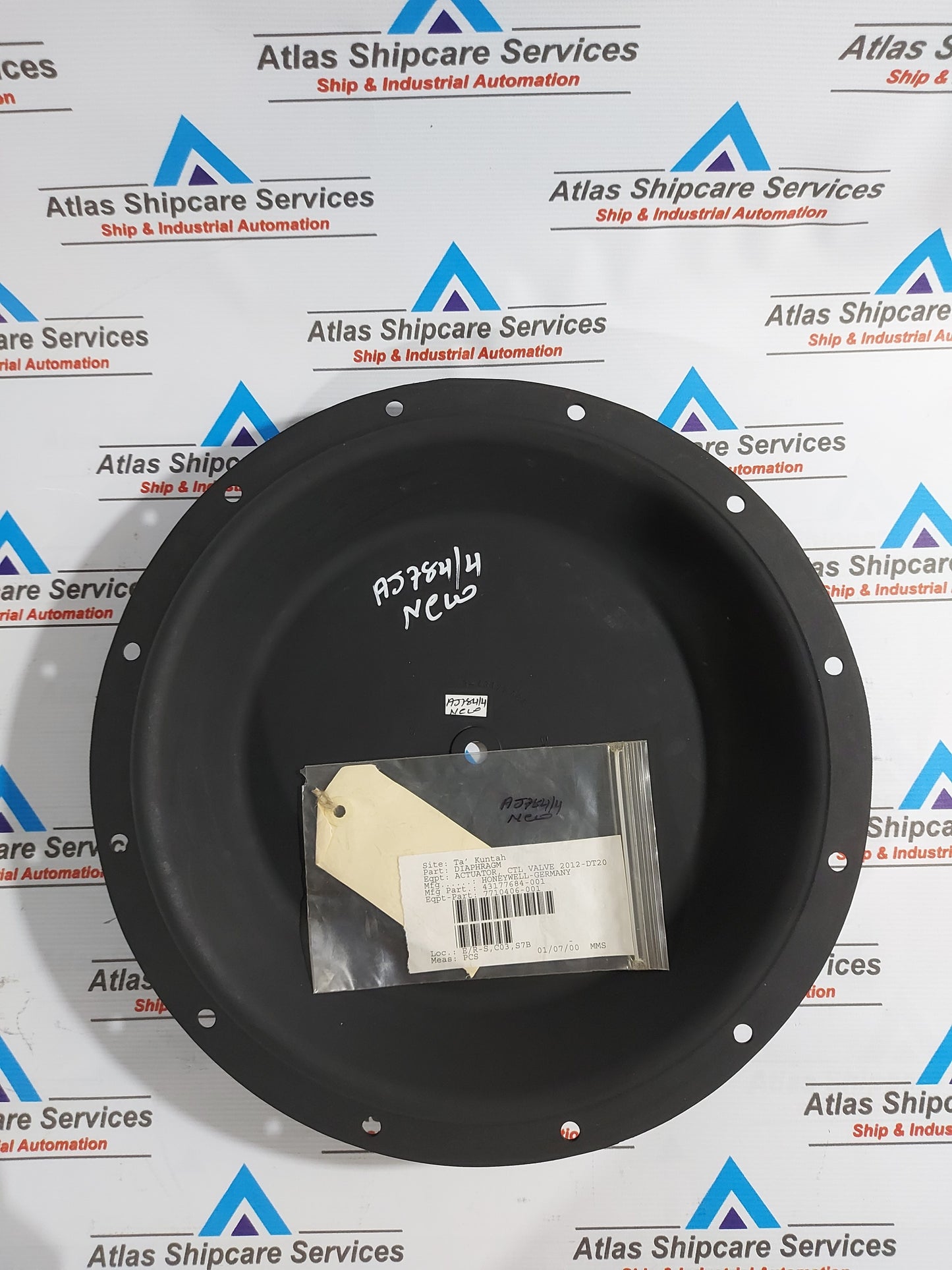 HONEYWELL 43177684.001 DIAPHRAGM BOILER FEED WATER VALVE ACTUATOR