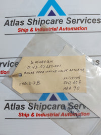 HONEYWELL 43177684.001 DIAPHRAGM BOILER FEED WATER VALVE ACTUATOR