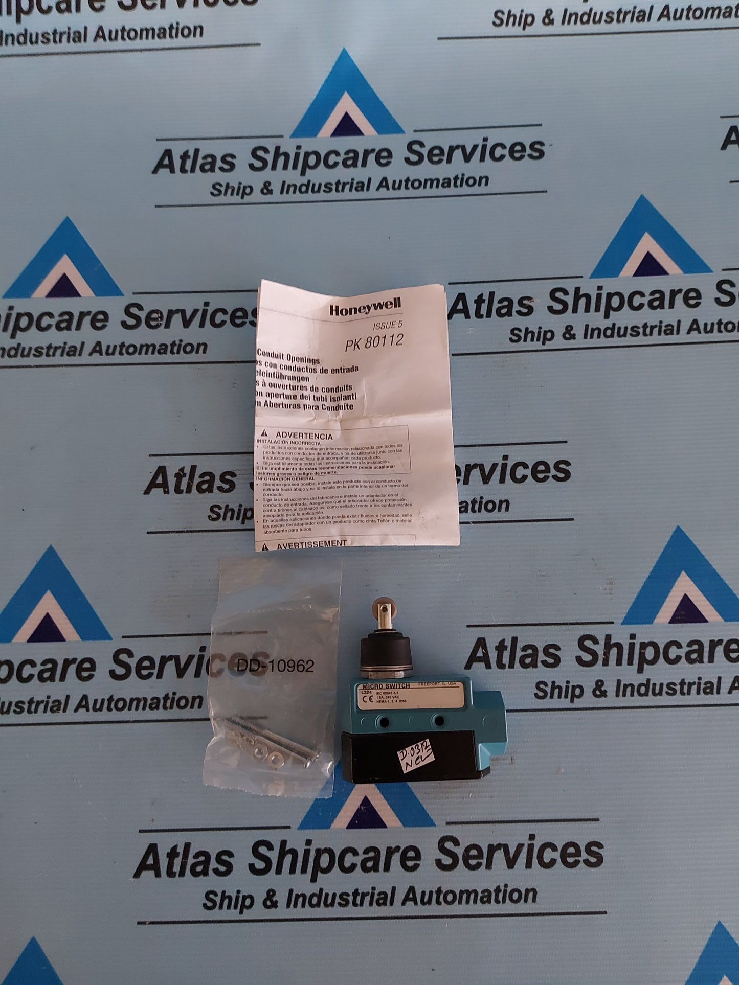 HONEYWELL BZE6-2RN80 MICRO SWITCH