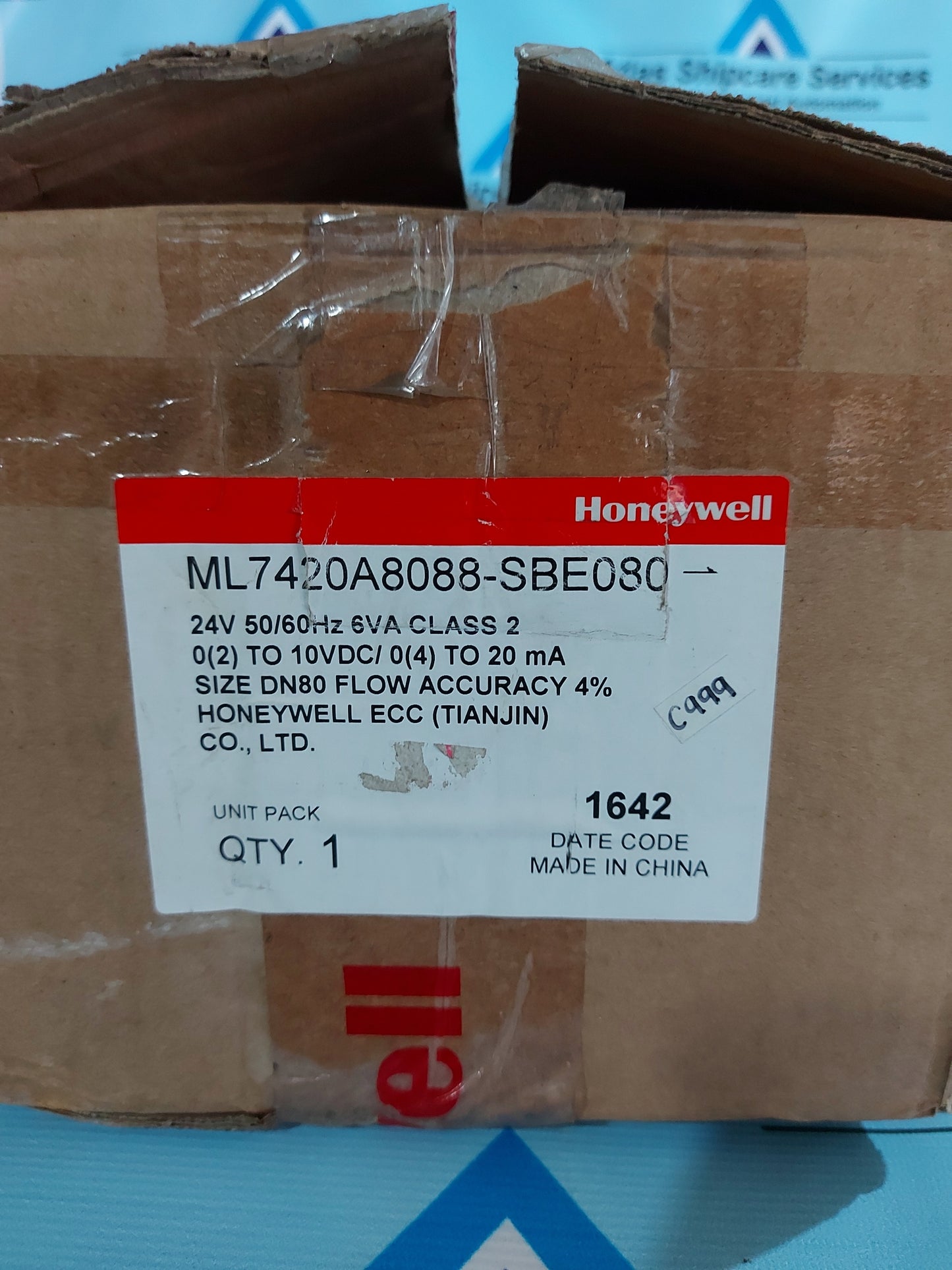 HONEYWELL ML7420A8088-SBE080 MODULATING LINEAR ACTUATOR