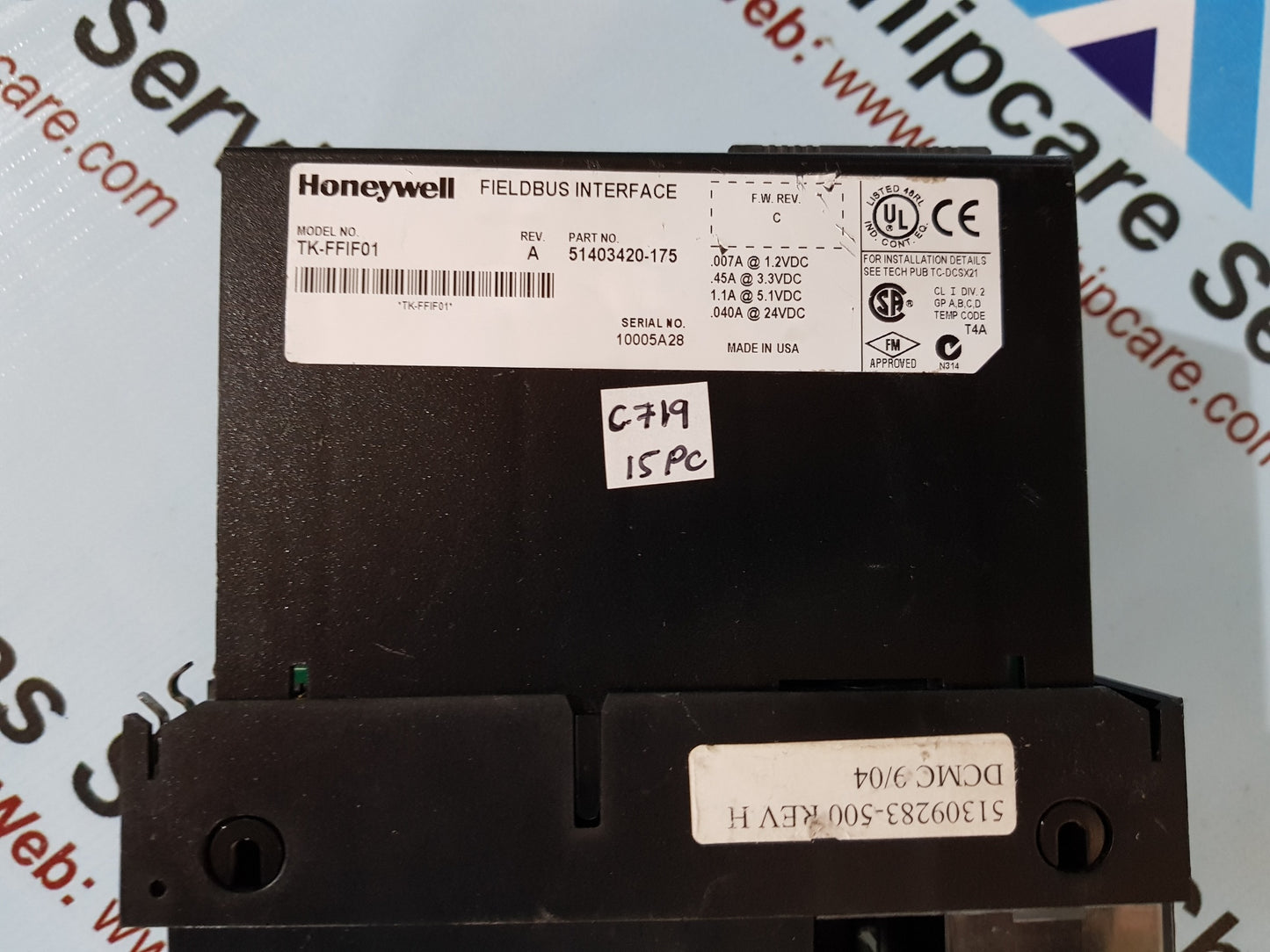 HONEYWELL TK-FFIF01 FIELDBUS INTERFACE MODULE