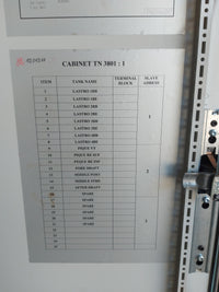 HONEYWELL TN3801 ELECTRO-PNEUMATIC LEVEL MEASURING CABINET