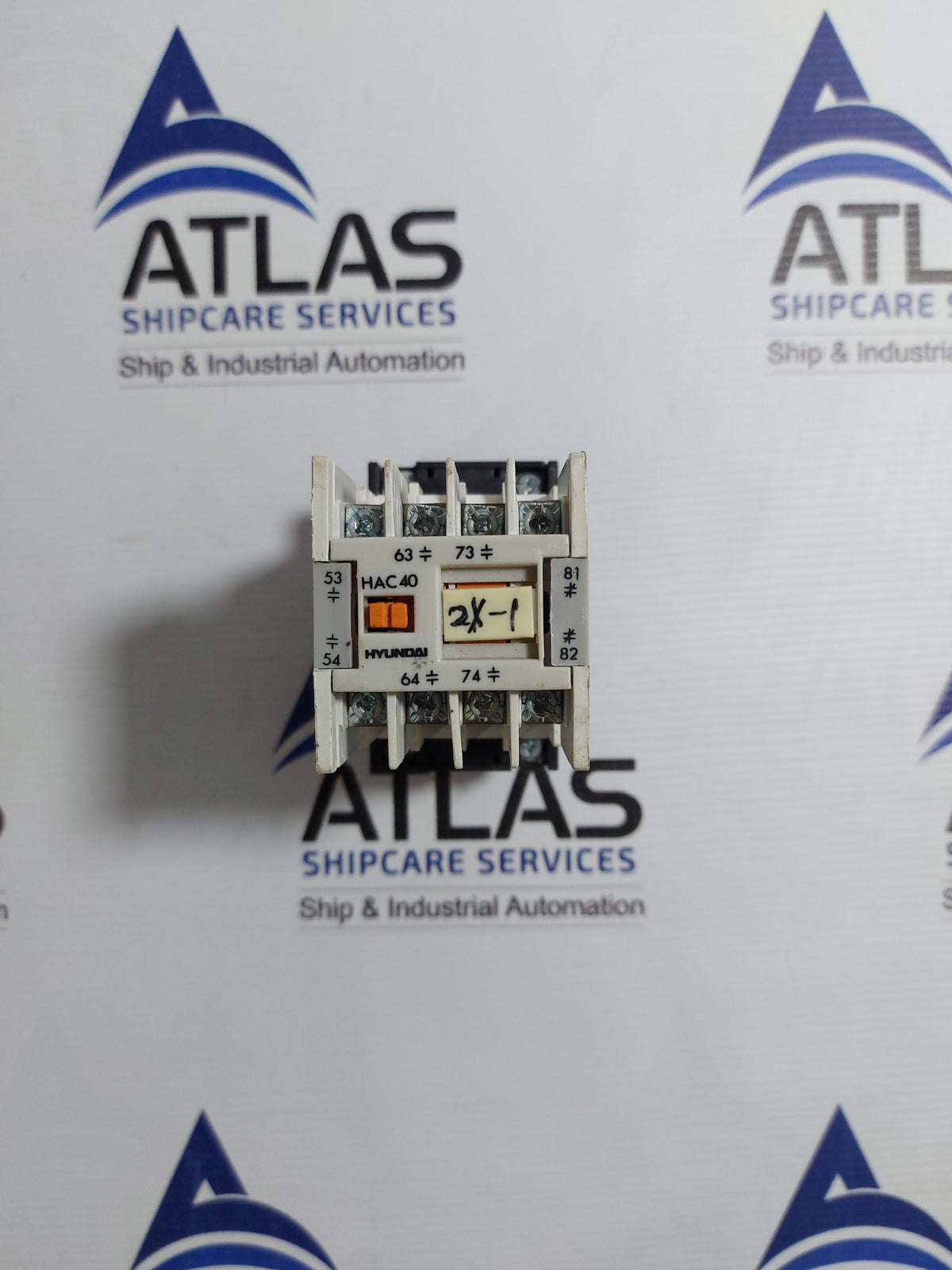 HYUNDAI HAC 40 AUXILIARY CONTACT BLOCK WITH HGR 16A 660V~