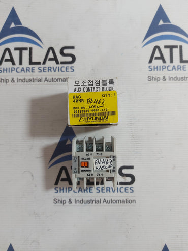 HYUNDAI HAC 40 AUXILIARY CONTACT BLOCK