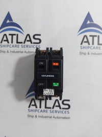 HYUNDAI HBD-52 MOLDED CASE CIRCUIT BREAKER 2 POLE 10A
