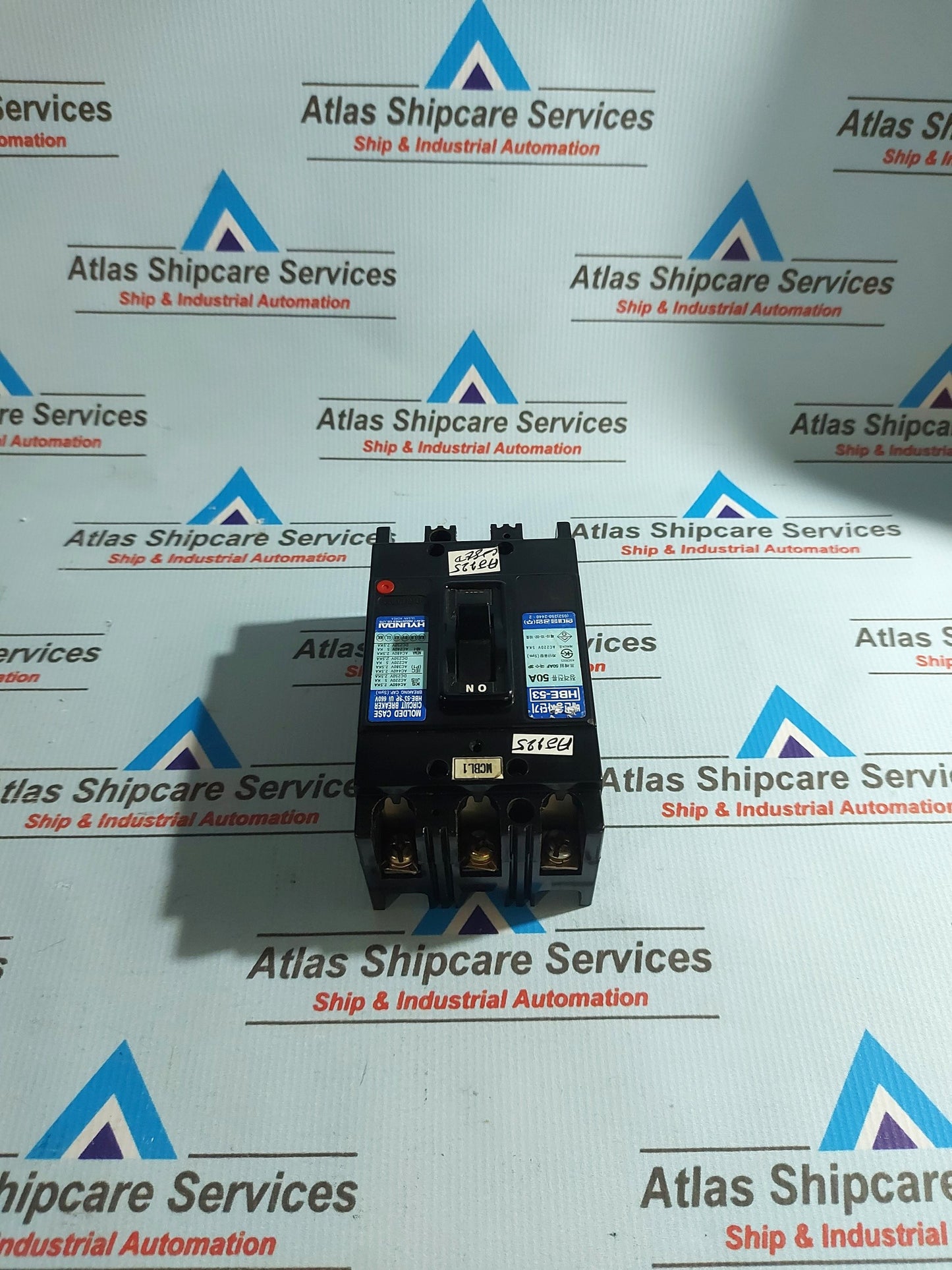 HYUNDAI HBE-53 3P MOLDED CASE CIRCUIT BREAKER 50A 660V