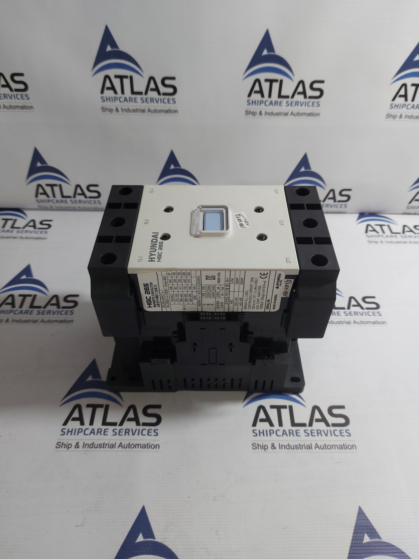 HYUNDAI HGC 265 MAGNETIC CONTACTOR 3 POLE 350A