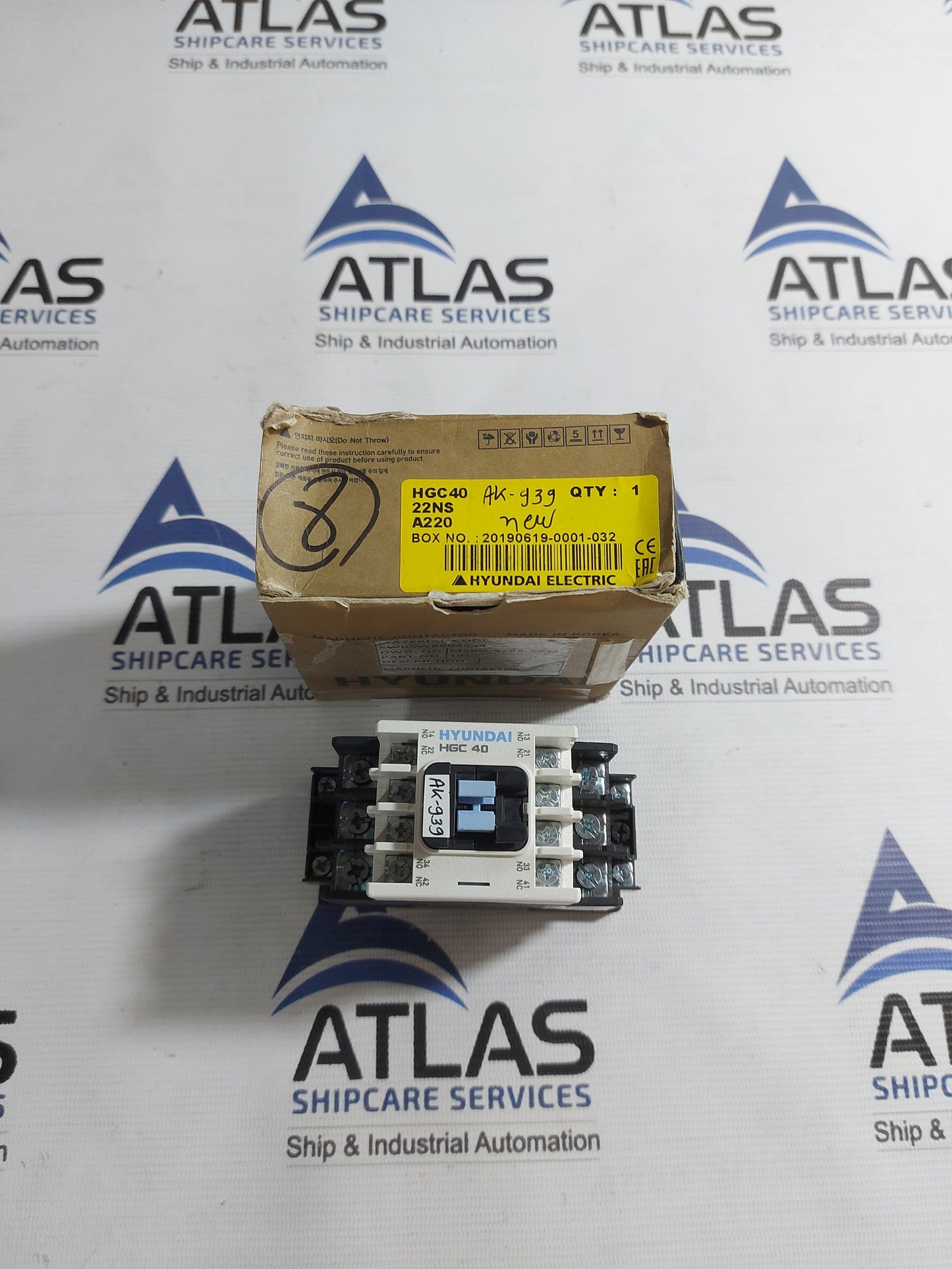 HYUNDAI HGC 40 MAGNETIC CONTACTOR 200-220V 60A