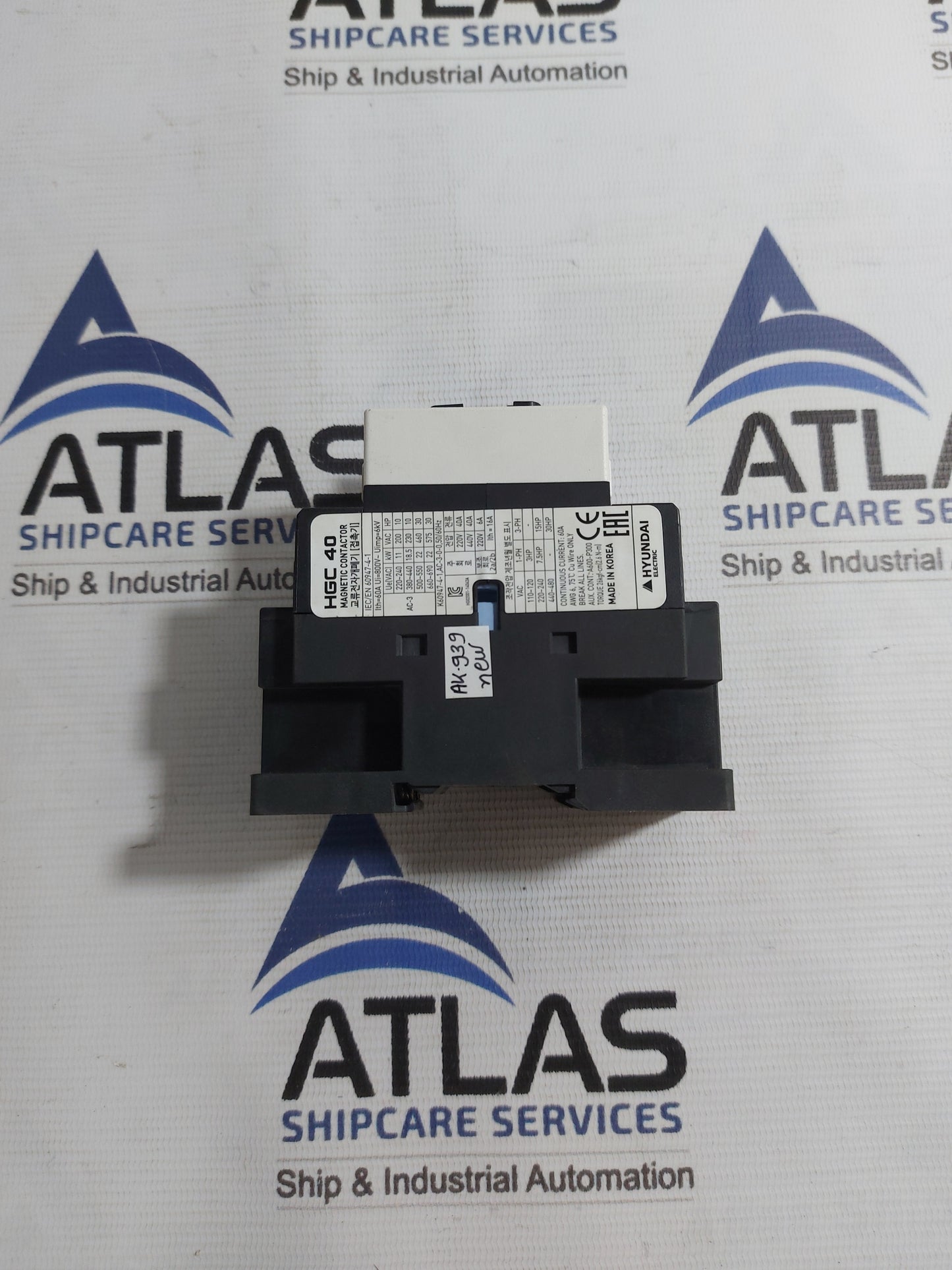 HYUNDAI HGC 40 MAGNETIC CONTACTOR 200-220V 60A