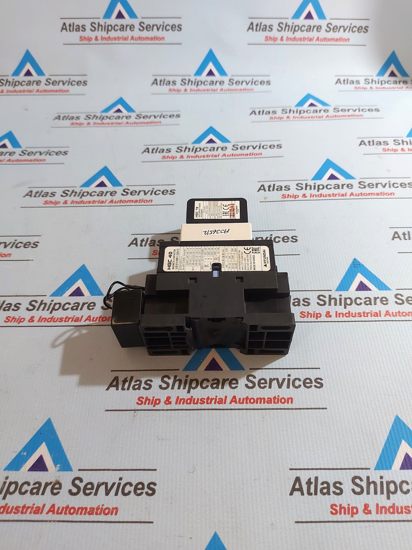 HYUNDAI HGC 40 MAGNETIC CONTACTOR WITH HGC TB 11 AUX.CONTACT BLOCK