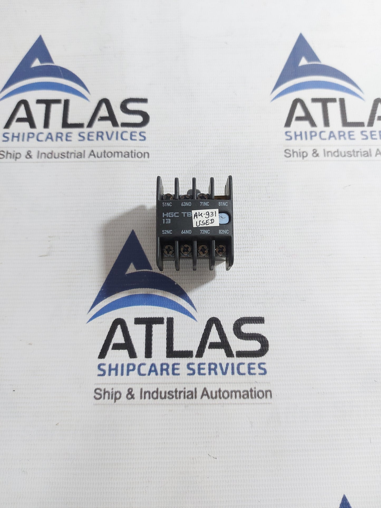 HYUNDAI HGC TB 13 AUXILIARY CONTACT BLOCK 16A 690V~