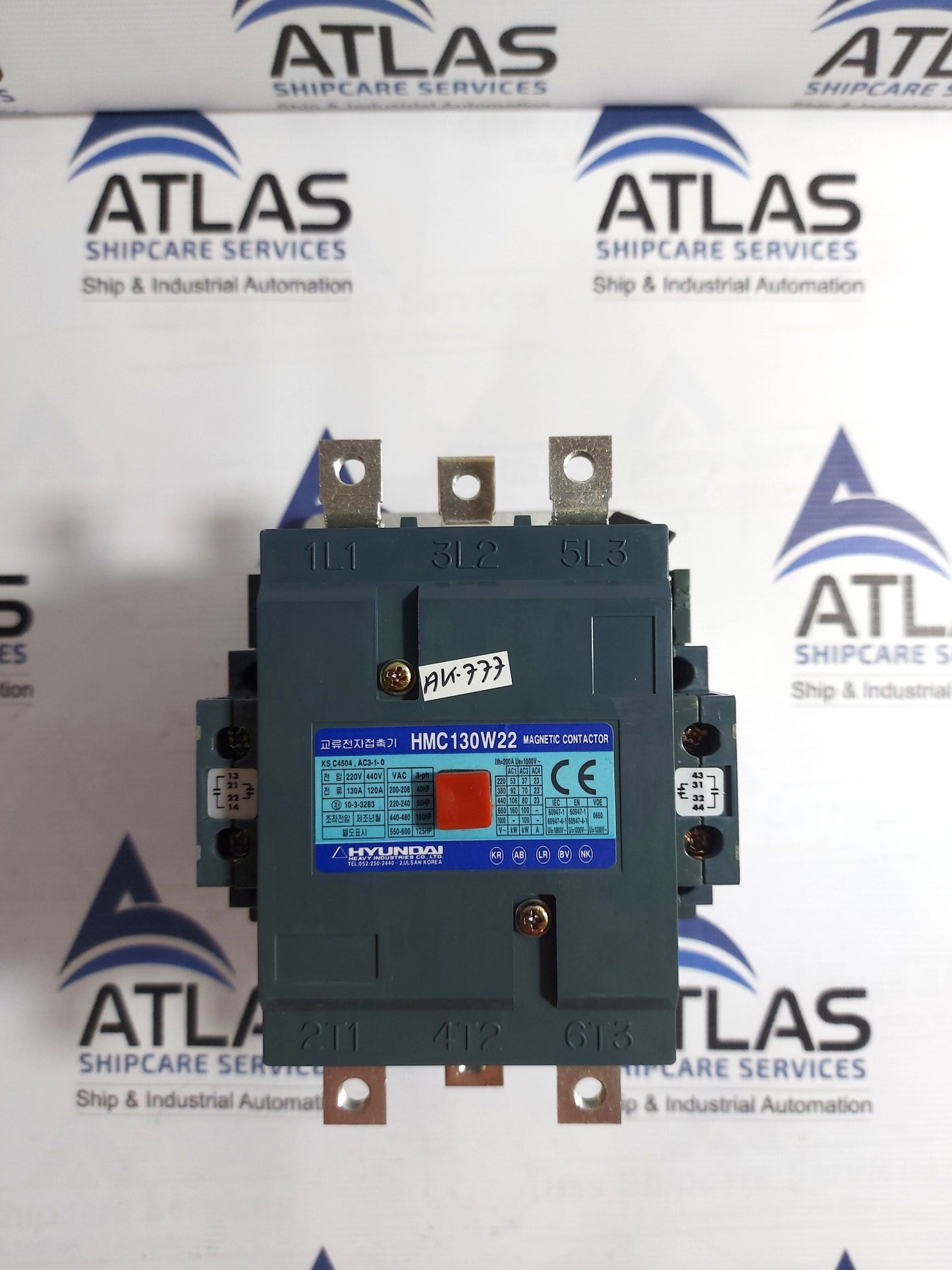 HYUNDAI HMC130W22 MAGNETIC CONTACTOR 95V-110V 200A