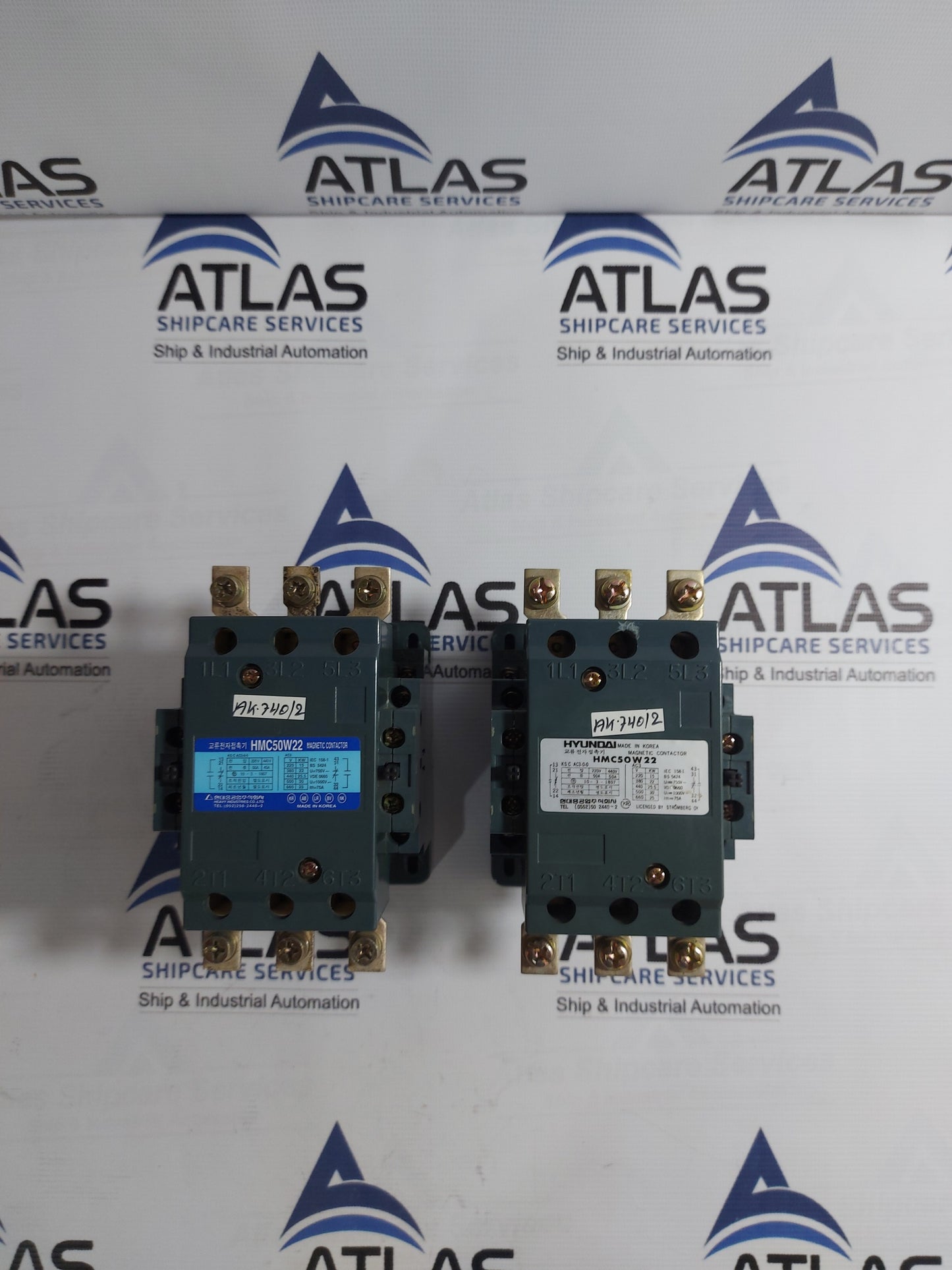 HYUNDAI HMC50W22 MAGNETIC CONTACTOR 190-220V 75A