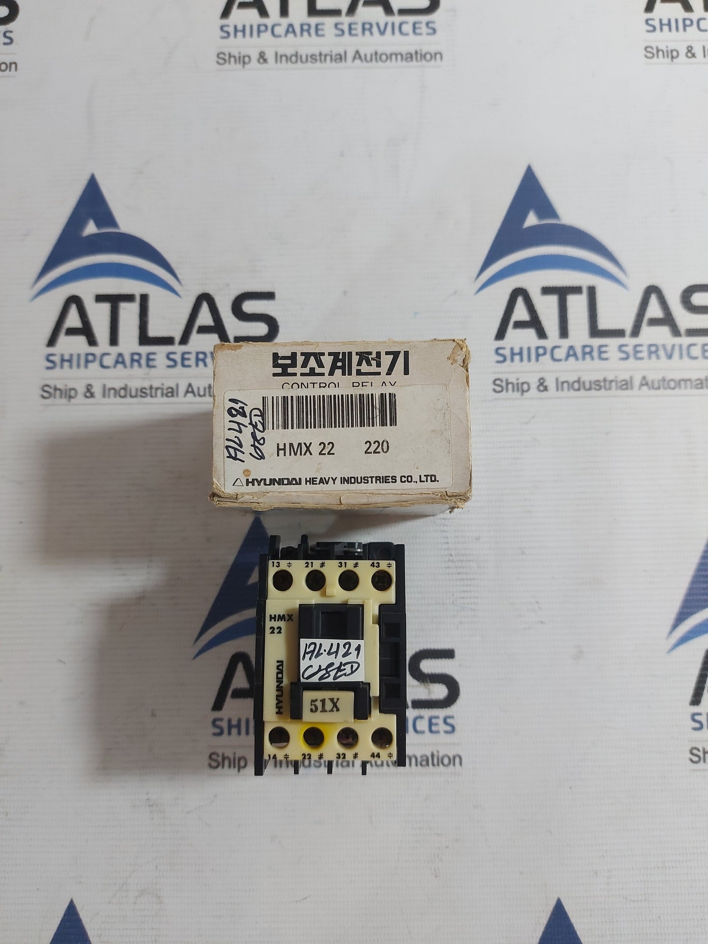 HYUNDAI HMX 22 CONTROL RELAY 200-220V 25A