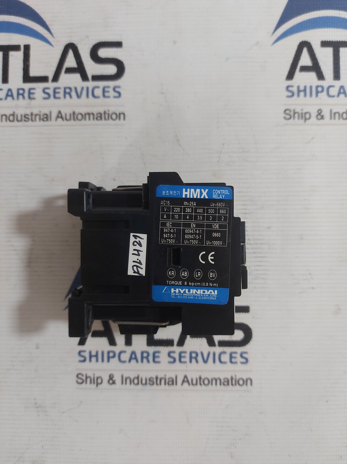 HYUNDAI HMX 22 CONTROL RELAY 200-220V 25A