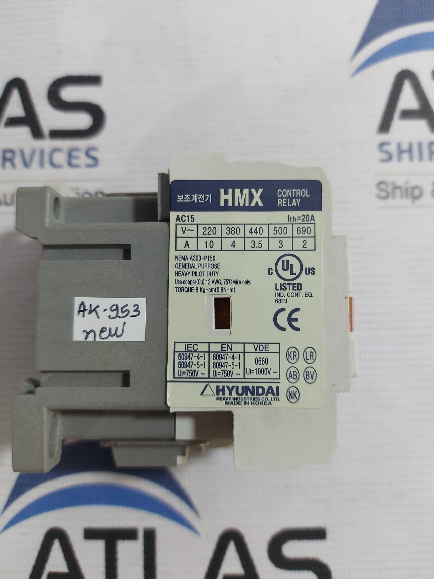 HYUNDAI HMX 22 CONTROL RELAY 22/24V 20A