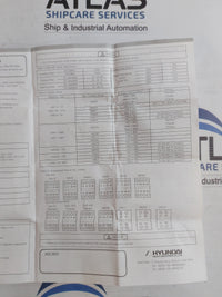 HYUNDAI HMX 22 CONTROL RELAY 400/440V 20A