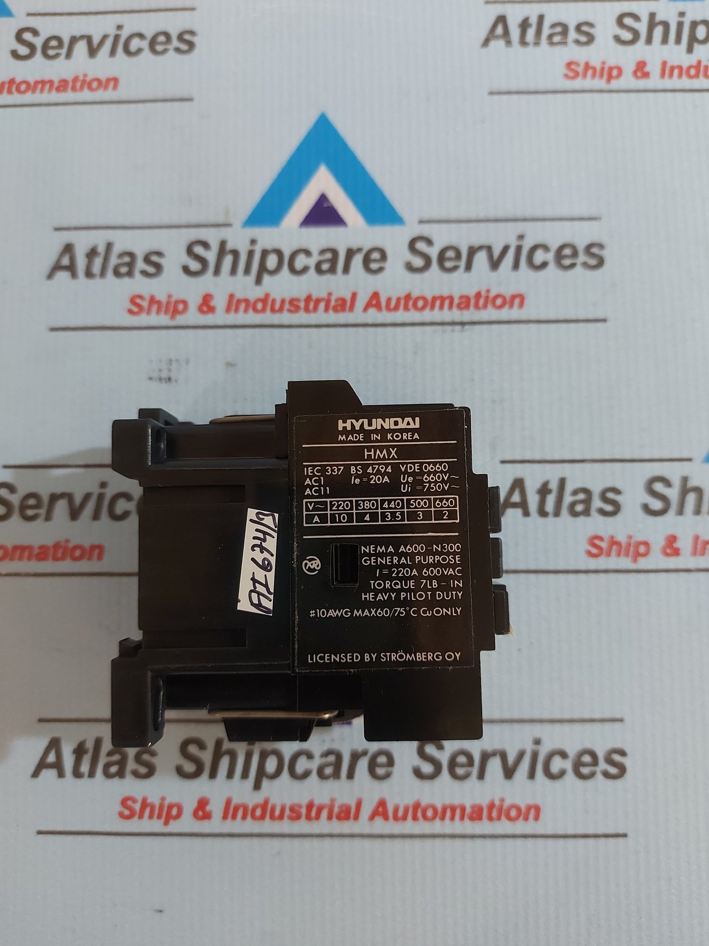 HYUNDAI HMX 31 CONTROL RELAY 20A 600VAC