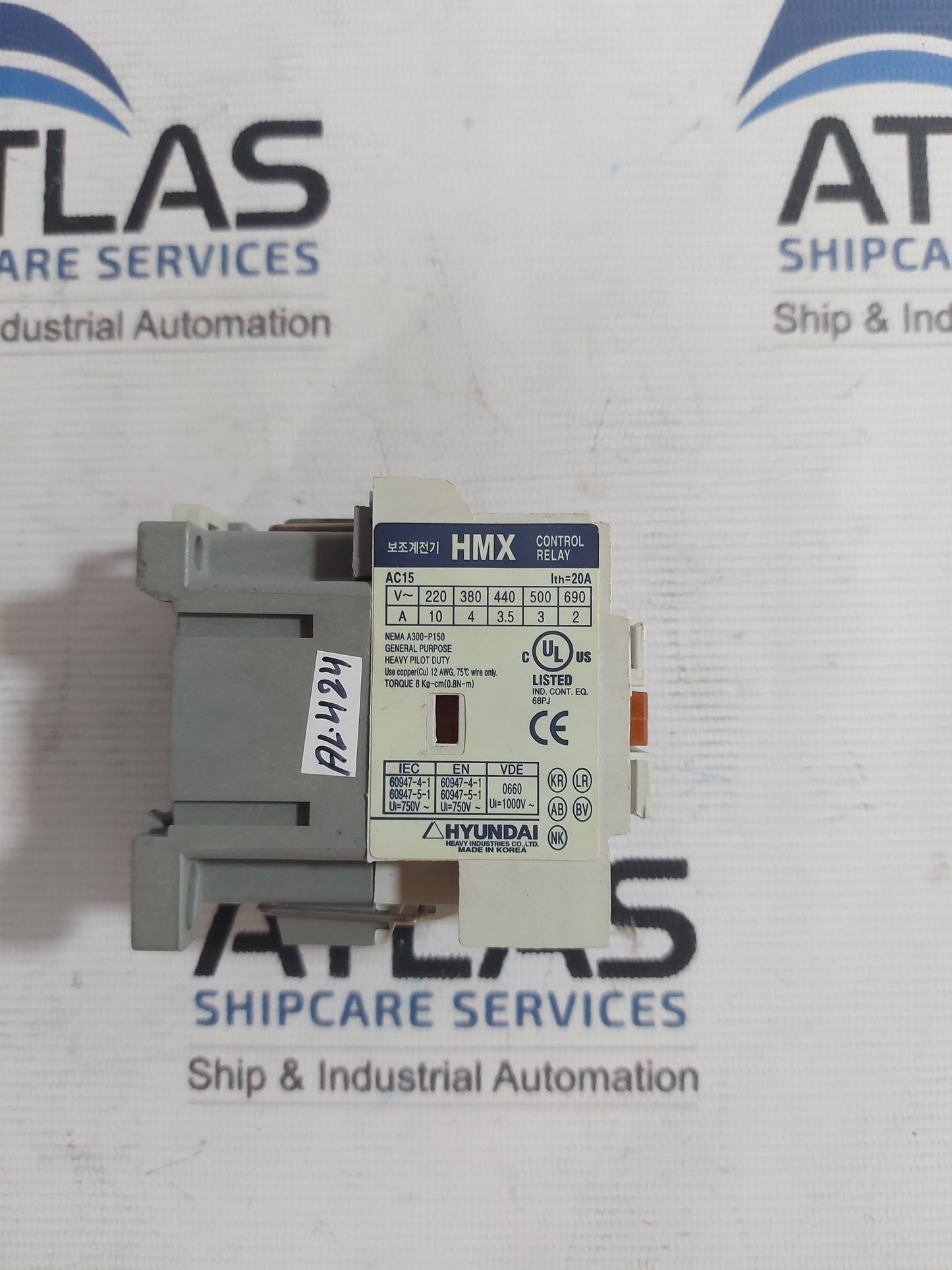 HYUNDAI HMX 31 CONTROL RELAY 400/440V 20A