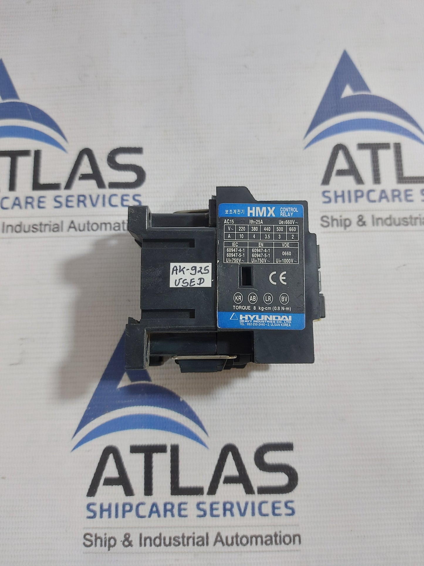 HYUNDAI HMX 31 GENERAL PURPOSE CONTROL RELAY 200/220V 25A