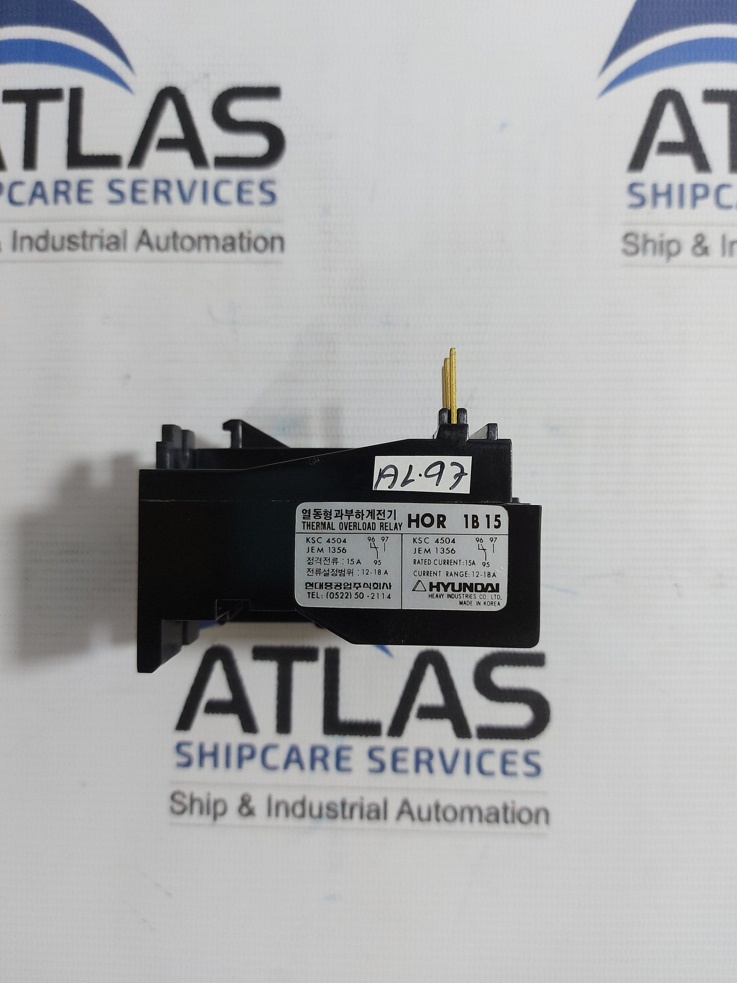 HYUNDAI HOR 1B 15 THERMAL OVERLOAD RELAY 12-18A