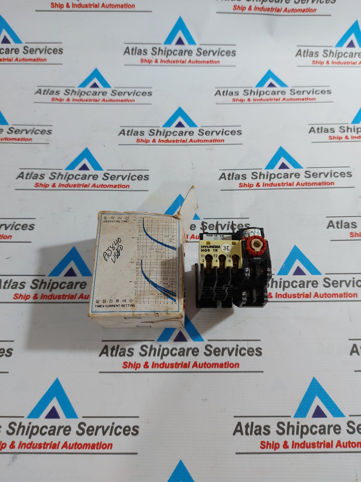 HYUNDAI HOR 1K10 THERMAL OVERCURRENT RELAY 5A 660V~