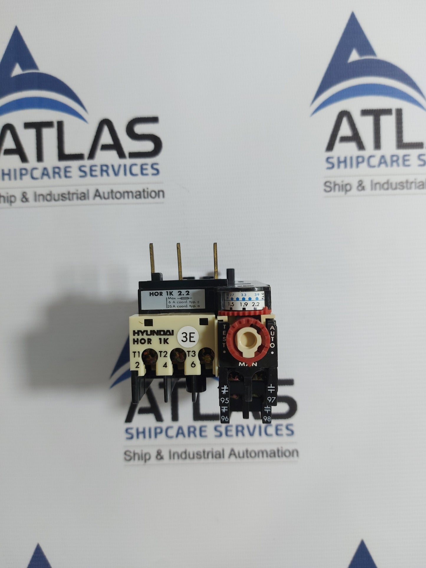 HYUNDAI HOR 1K 2.2 THERMAL OVERLOAD RELAY 660V ~ 5A