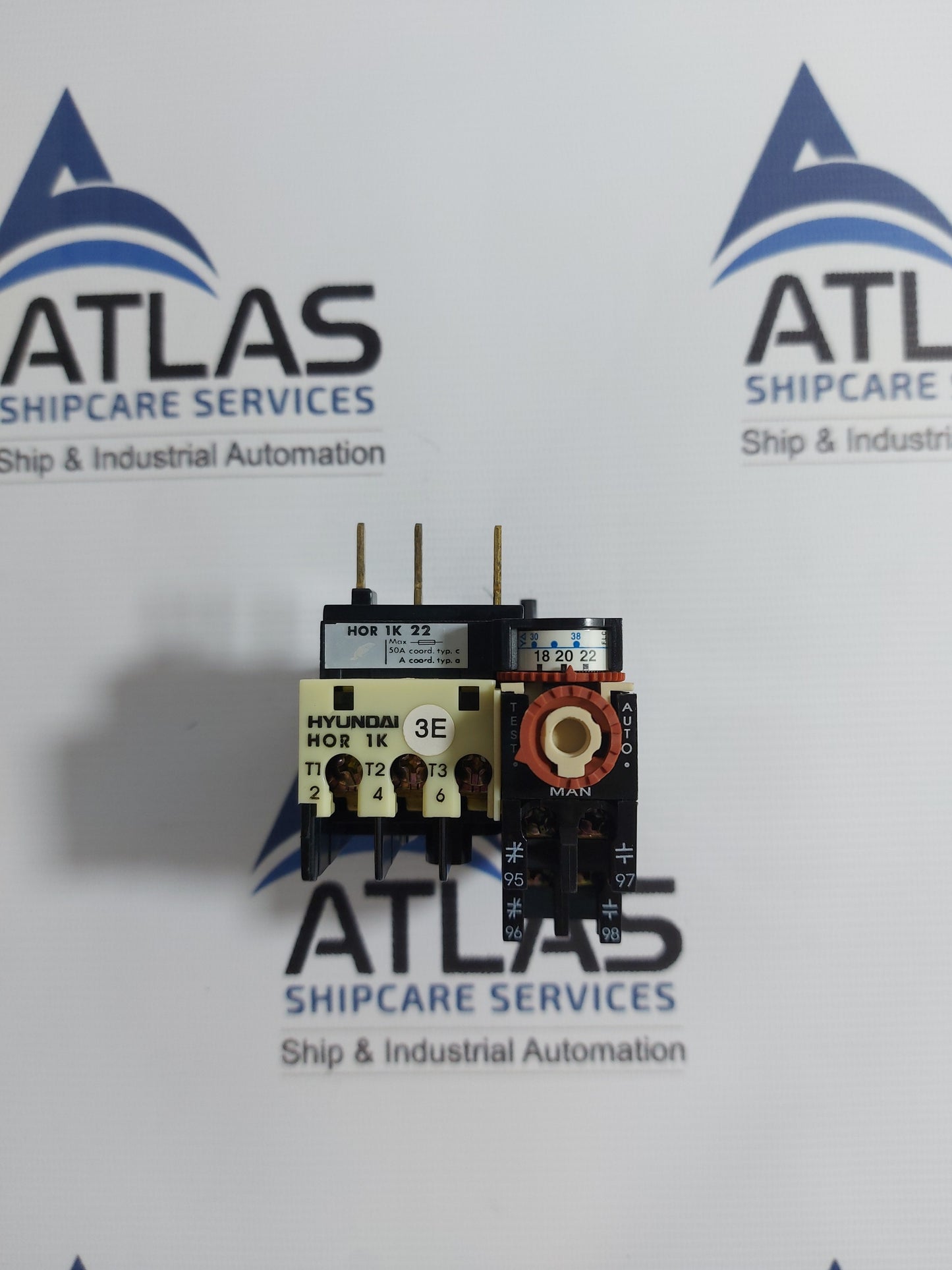 HYUNDAI HOR 1K 22 THERMAL OVERLOAD RELAY 660V~ 5A