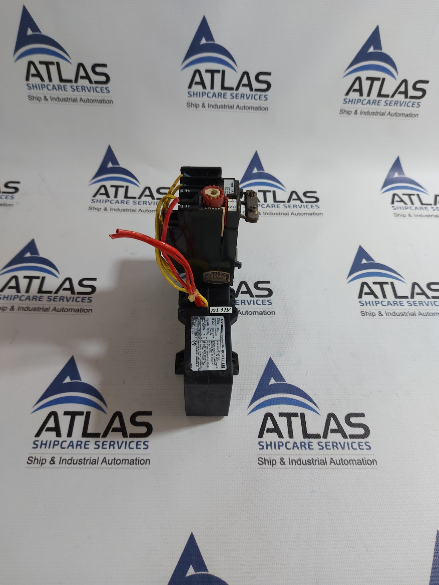 HYUNDAI HOR 1L 125 THERMAL OVERLOAD RELAY WITH HOR 1K 5 OVERCURRENT RELAY