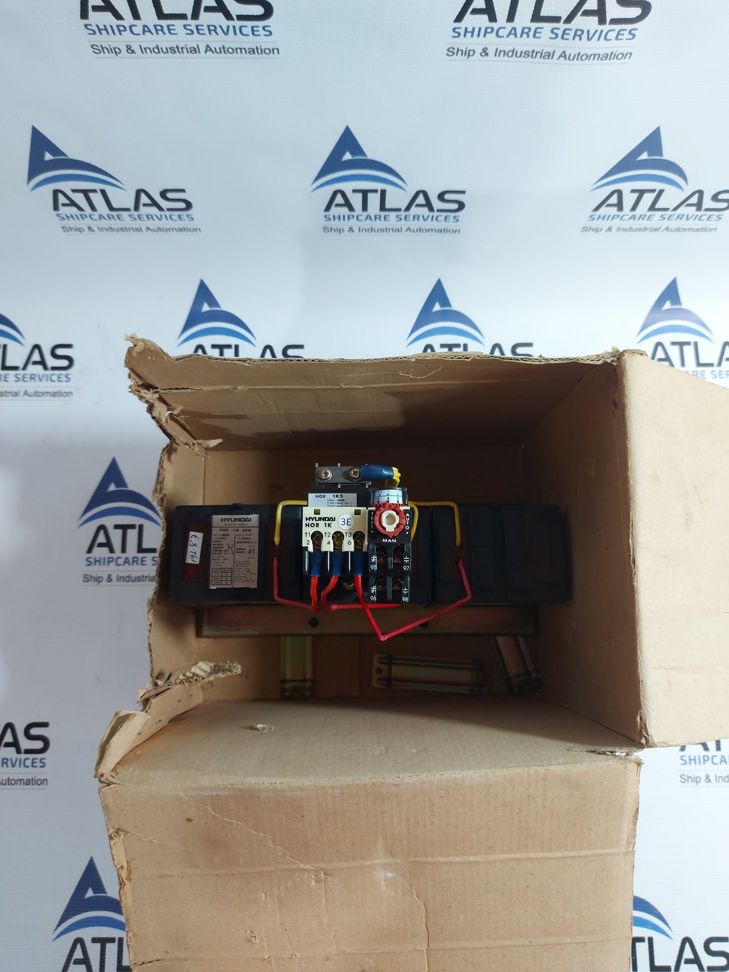 HYUNDAI HOR 1M 630 THERMAL OVERLOAD RELAY 630A 660V WITH HOR 1K 5