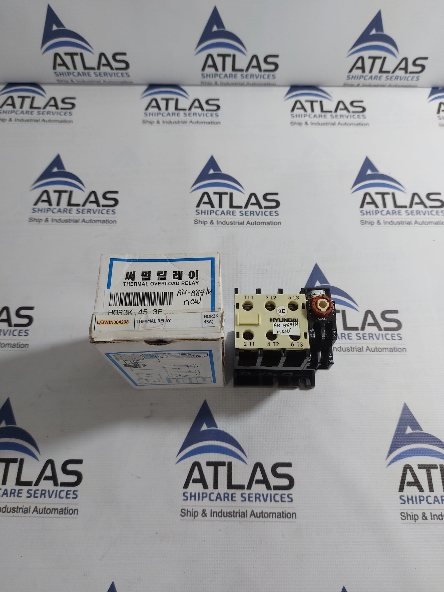 HYUNDAI HOR 3K45 THERMAL OVERLOAD RELAY 110A