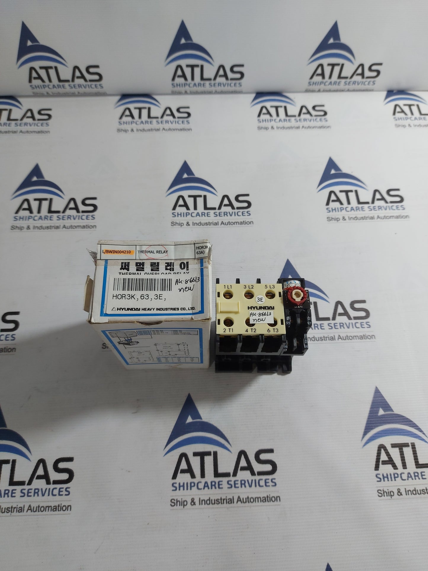 HYUNDAI HOR 3K63 THERMAL OVERLOAD RELAY 150A