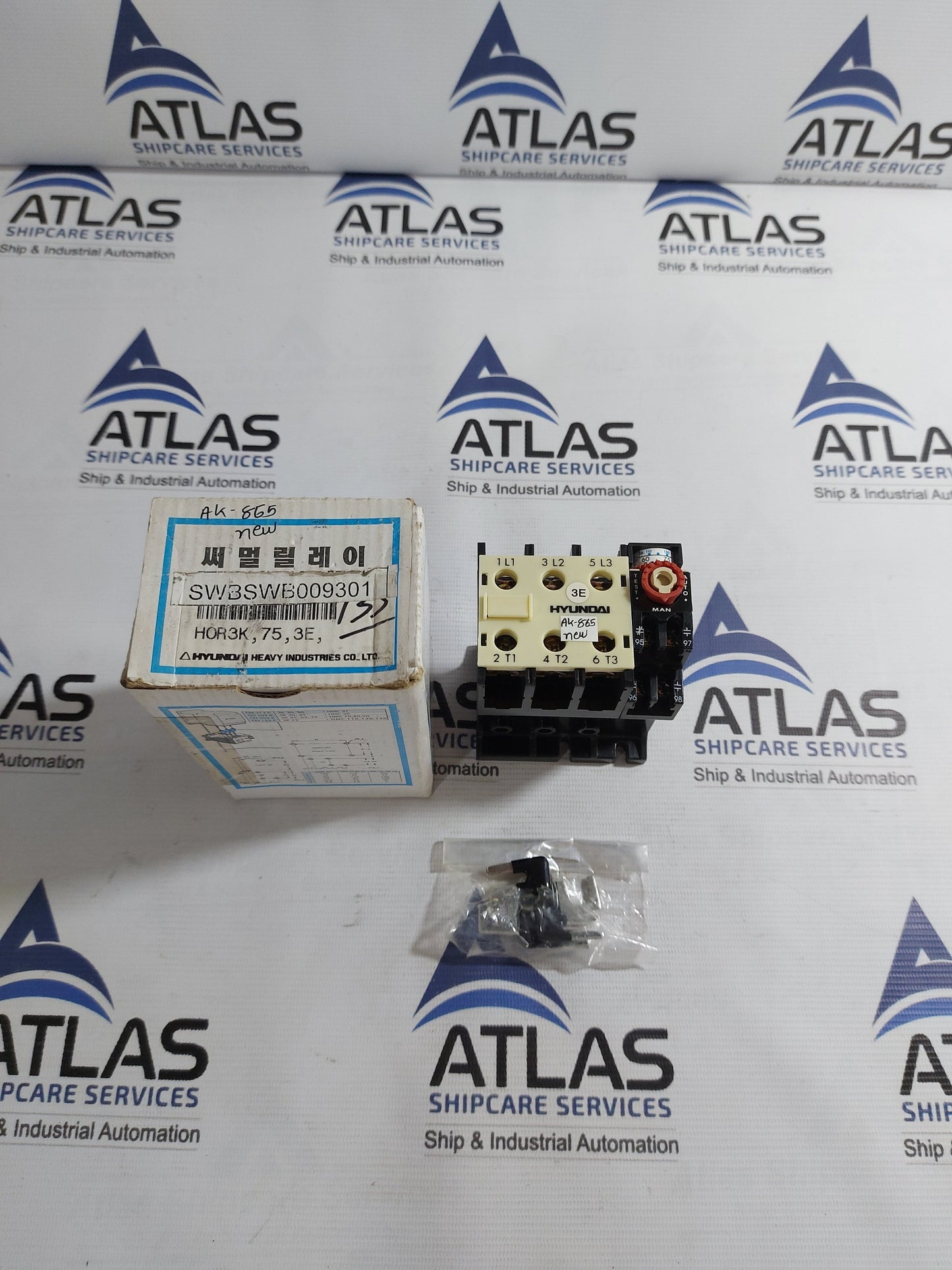 HYUNDAI HOR 3K75 THERMAL OVERLOAD RELAY 175A