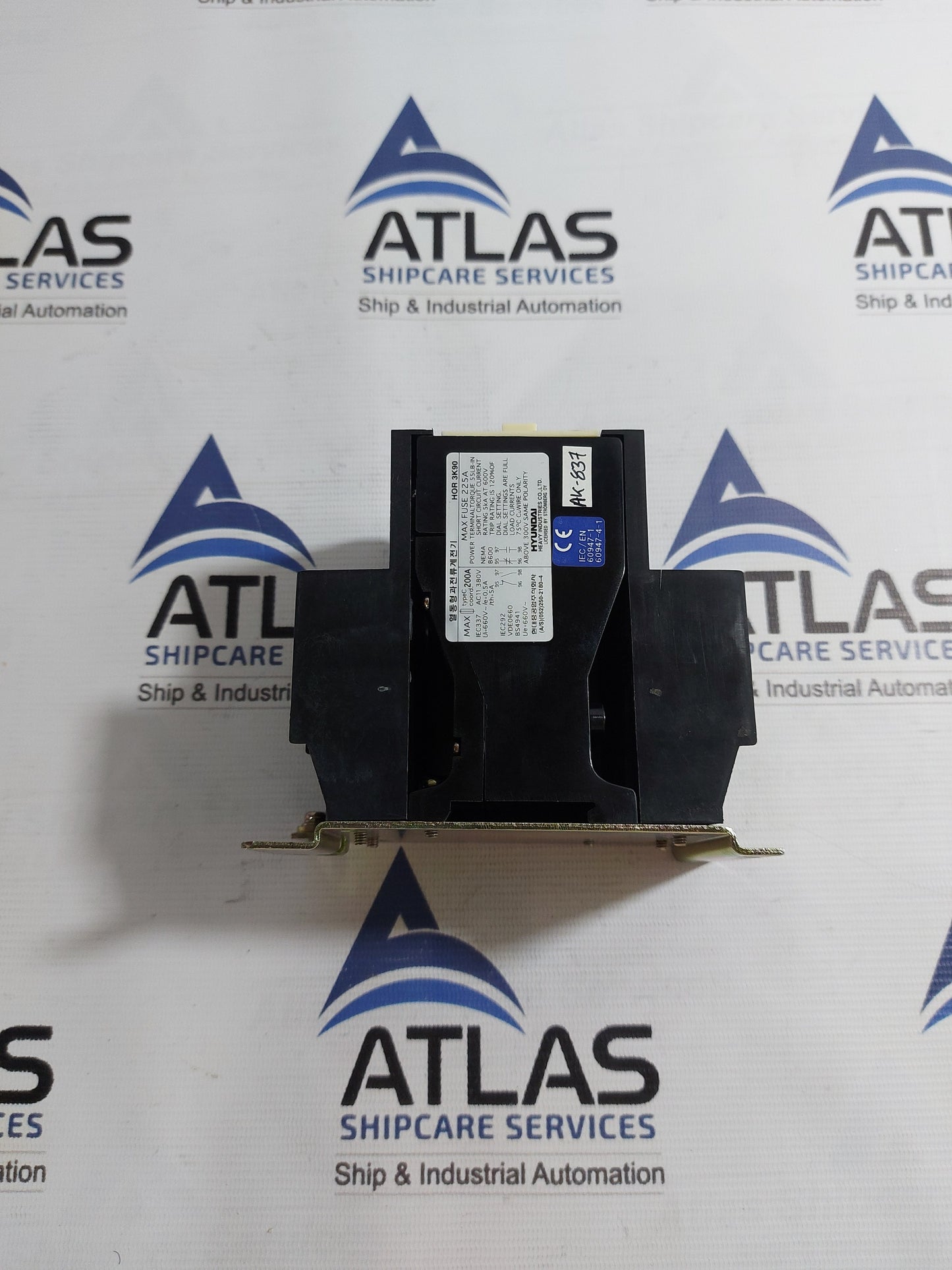 HYUNDAI HOR 3K90 THERMAL OVERLOAD RELAY 200A 380V