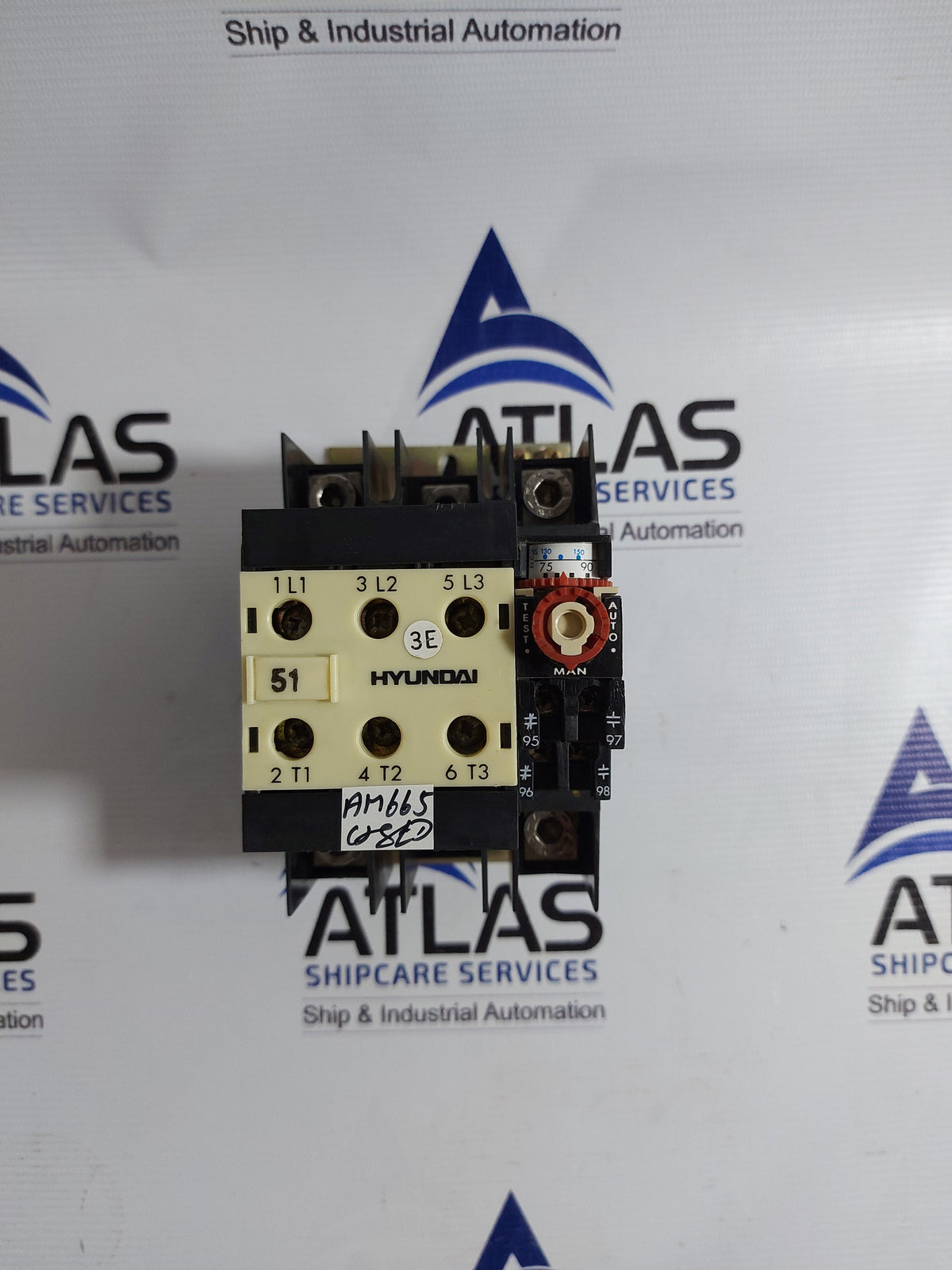 HYUNDAI HOR 3K90 THERMAL OVERLOAD RELAY 220A 380V