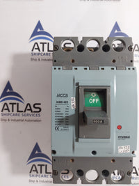 HYUNDAI HiBS 403 MOLDED CASE CIRCUIT BREAKER 3 POLE 400A