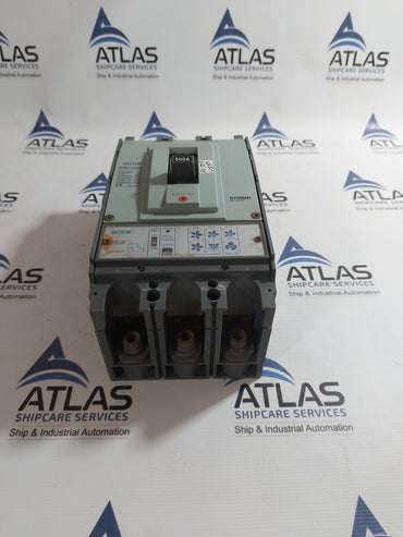 HYUNDAI HiBX 603NE MOLDED CASE CIRCUIT BREAKER 3 POLE 600A