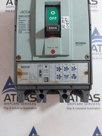 HYUNDAI HiBX 603NE MOLDED CASE CIRCUIT BREAKER 3 POLE 600A