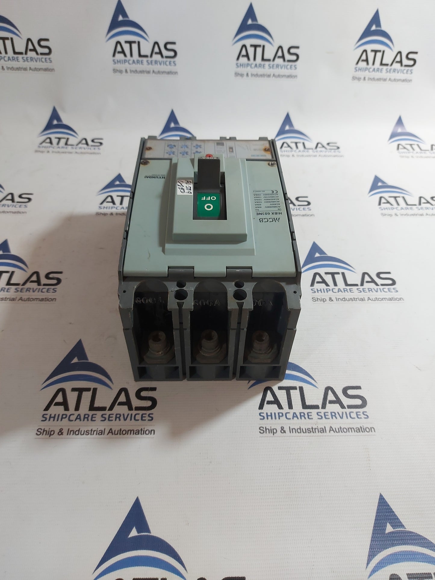 HYUNDAI HiBX 603NE MOLDED CASE CIRCUIT BREAKER 3 POLE 600A