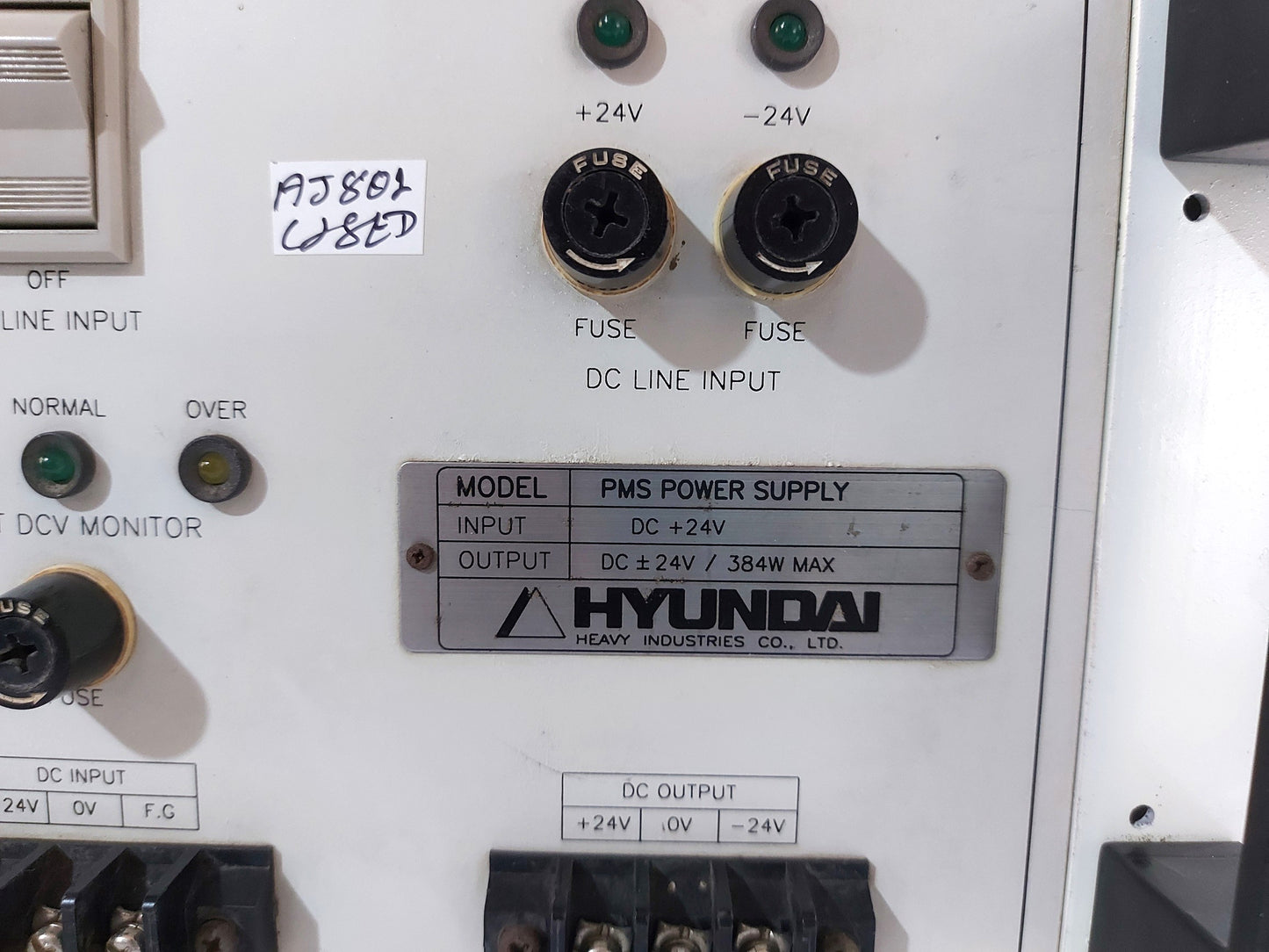 HYUNDAI PMS POWER SUPPLY DC 24V
