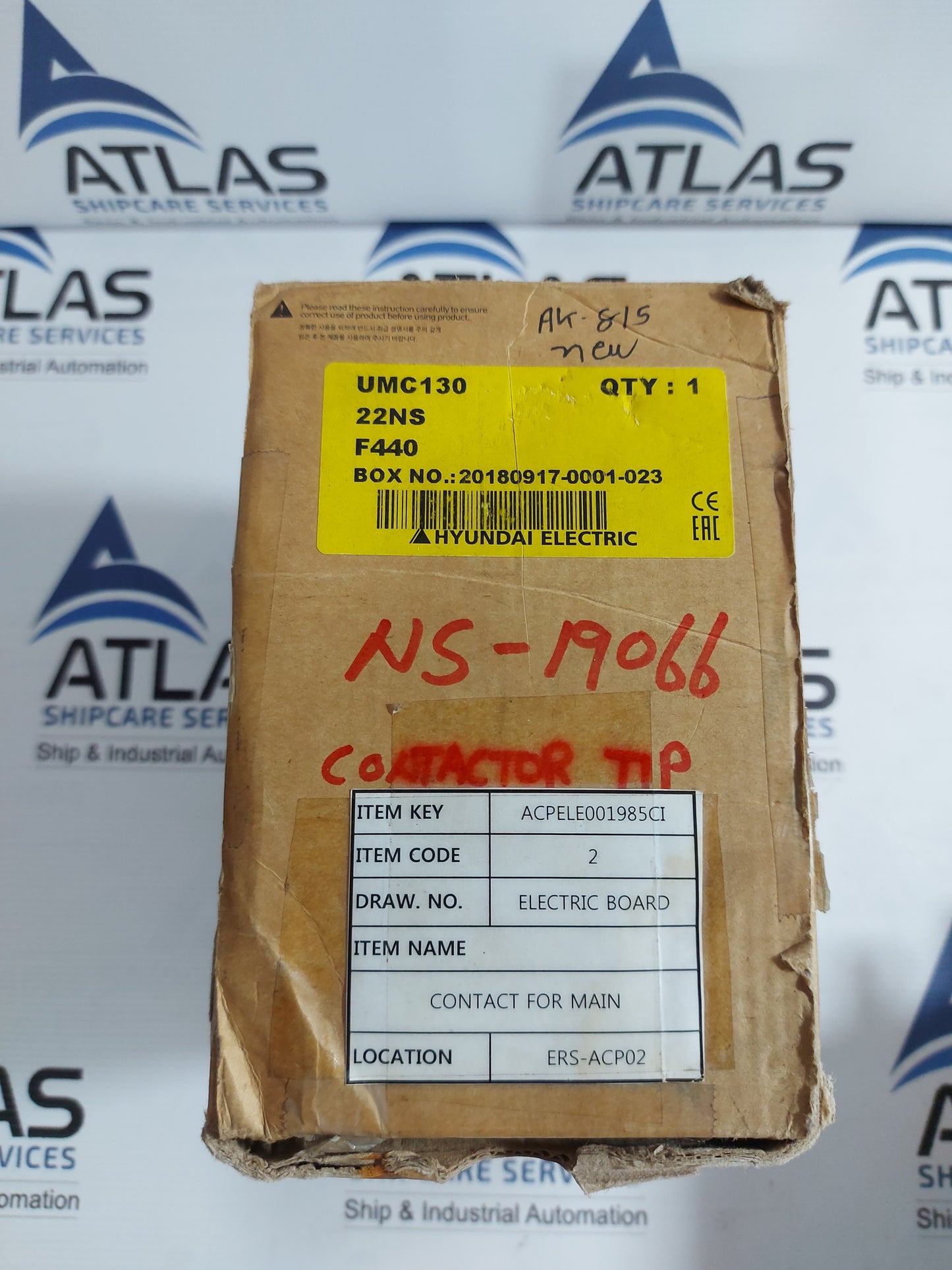 HYUNDAI UMC130 MEGNETIC CONTACTOR 180A 1000V~