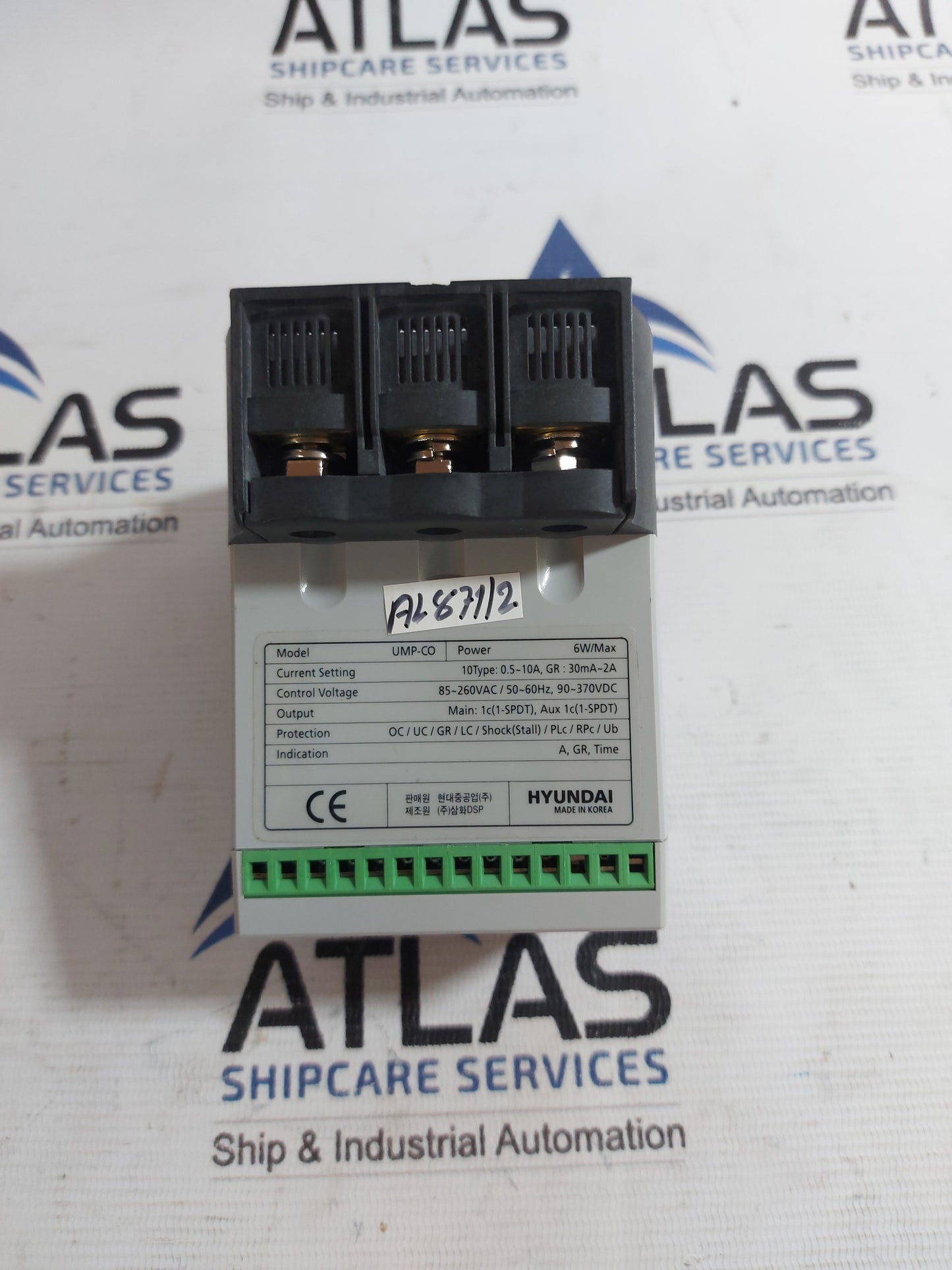 HYUNDAI UMPCTM Z70T F370 DIGITAL MOTOR PROTECTION RELAY