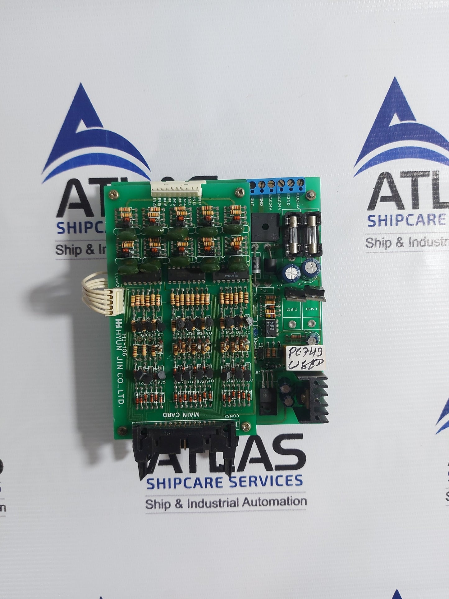 HYUN JIN HJ-106 MAIN PRINTED CIRCUIT BOARD HJ-102