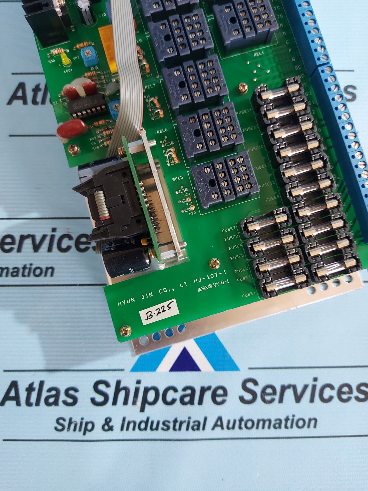 HYUN JIN HJ-107-1 SIGNAL LIGHT COLUMN PCB CARD