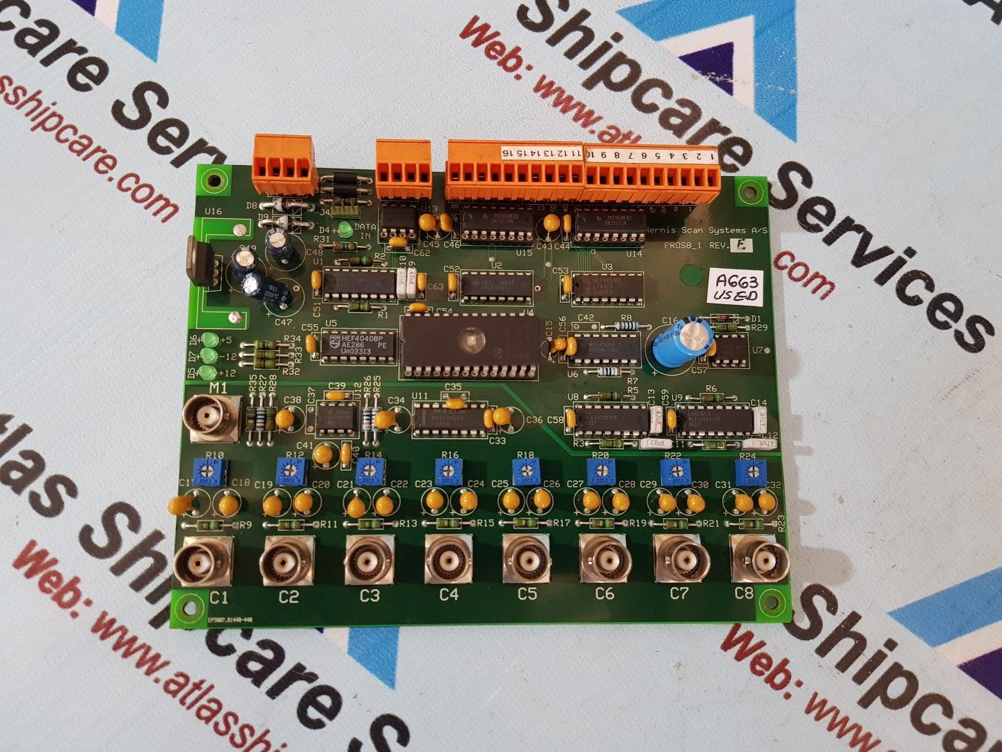 Hernis Scan MKS02 HS010X2 Pcb Circuit