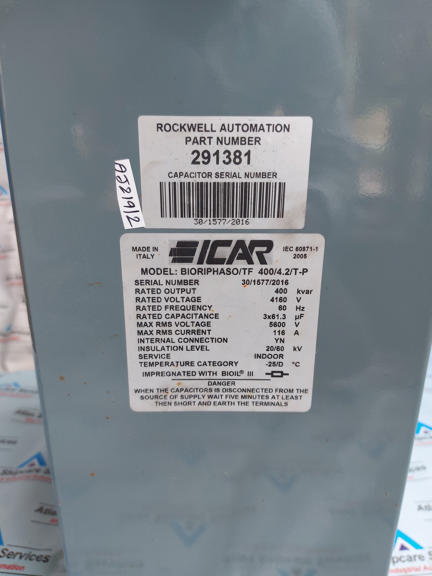 ICAR BIORIPHASO/TF 400/4.2/T-P CAPACITOR BANK MODULE