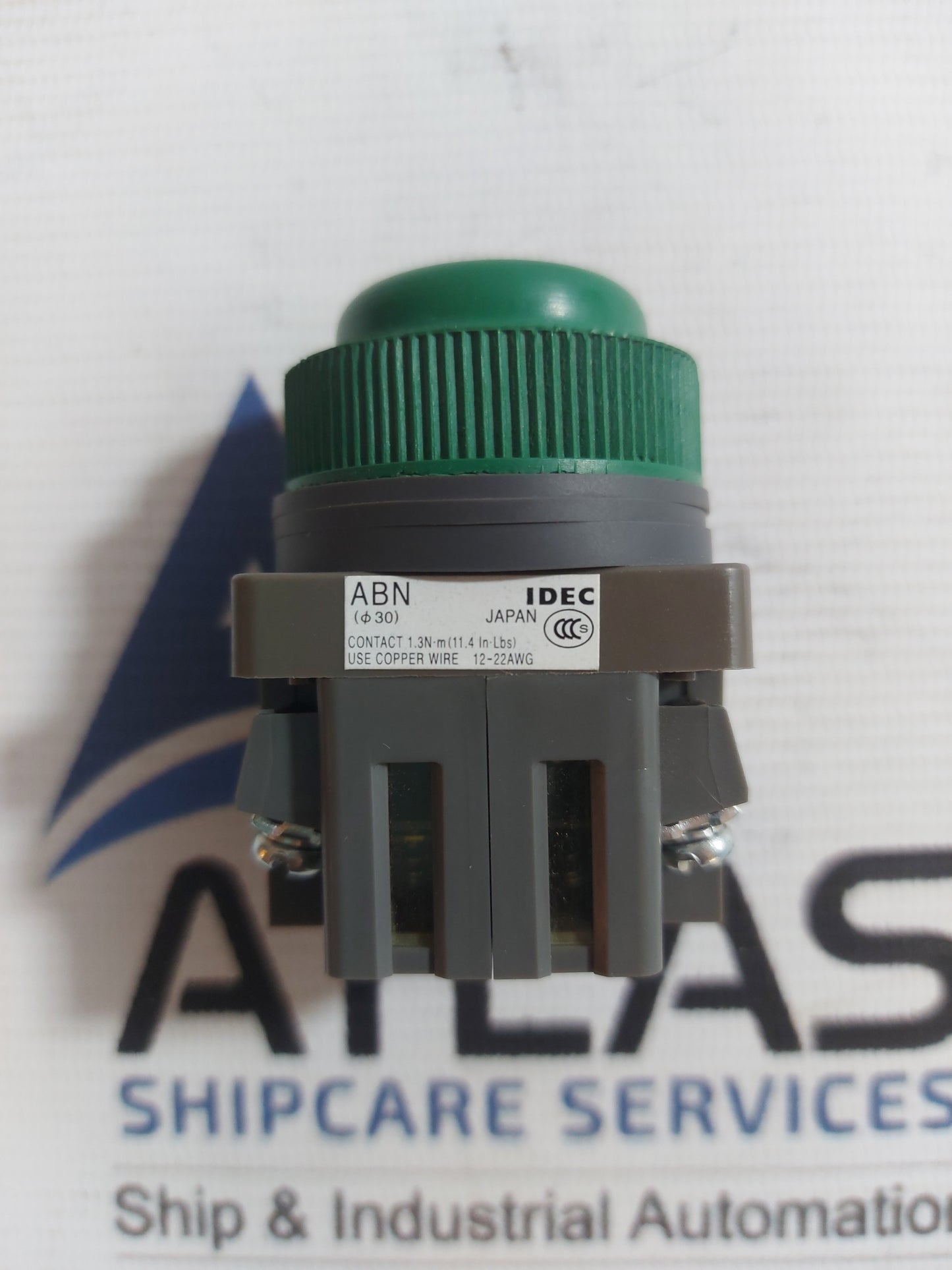 IDEC ABN211G PUSH BUTTON SWITCH 600V 10A
