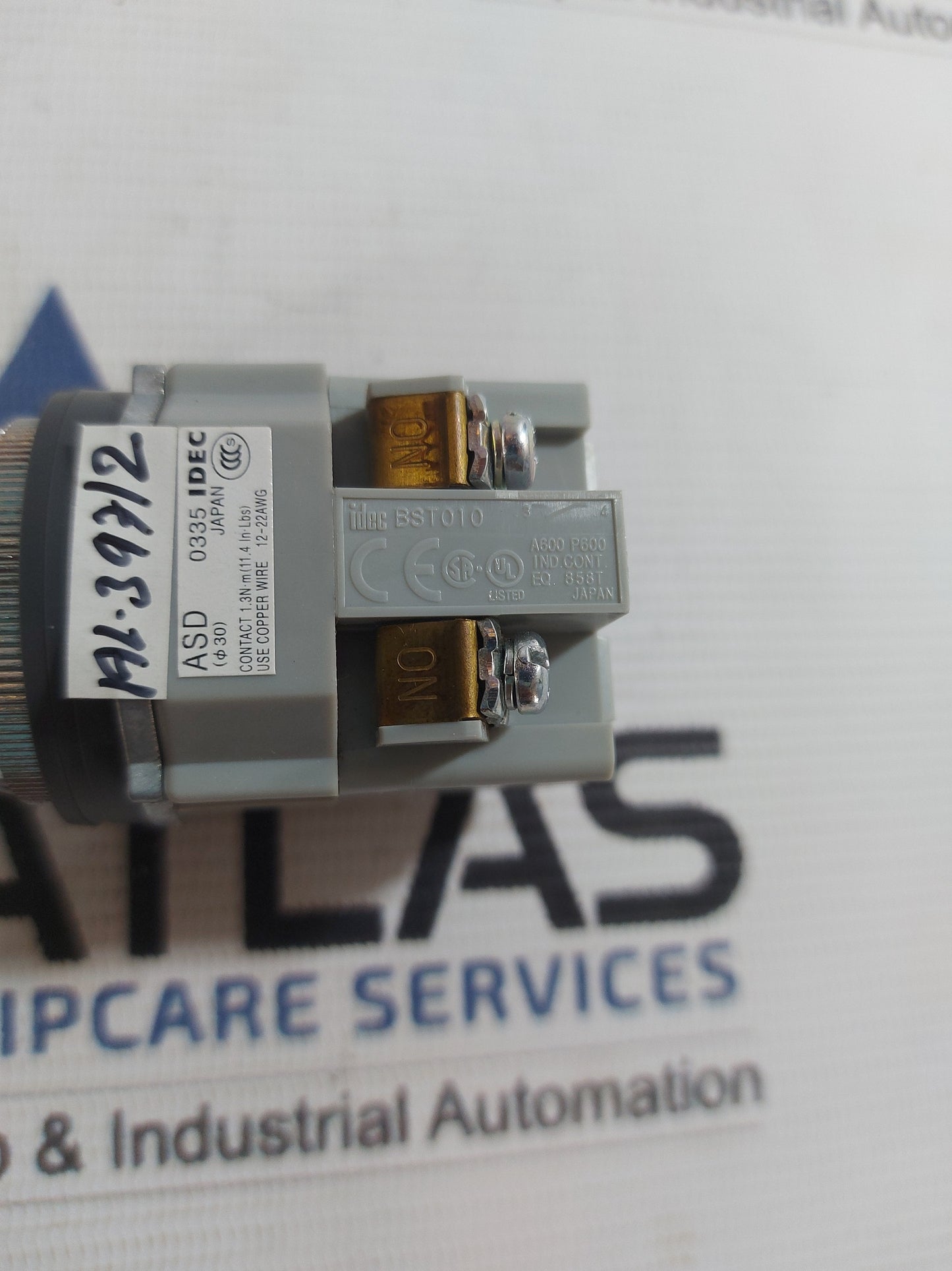 IDEC ASD 0335 SELECTOR SWITCH