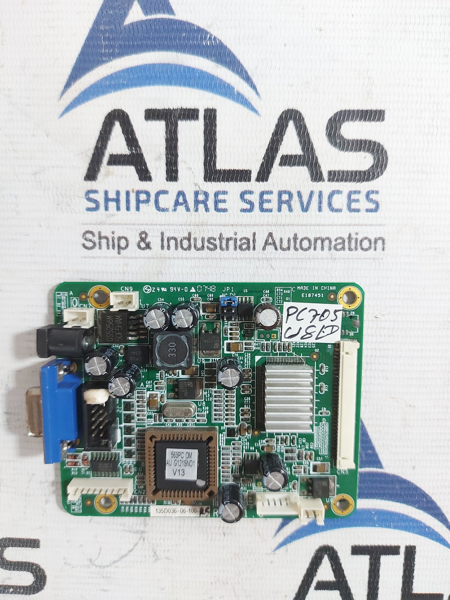 IEI 135036-06-100-RS VIDEO CARD VGA CONTROLLER BOARD REV : 1.0